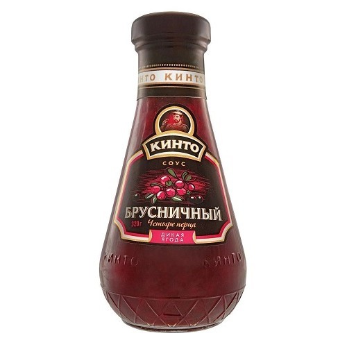 Кинто соус брусничный Четыре перца, 320 гр. 